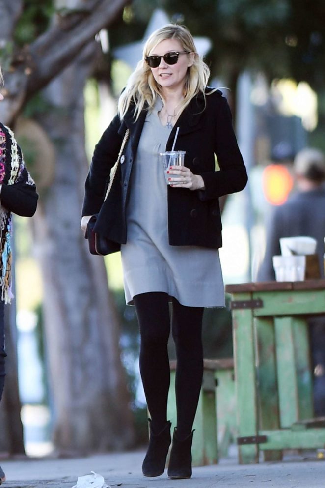 Kirsten Dunst out for lunch in LA